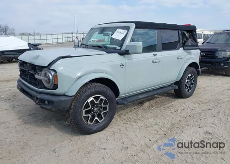 2021 Ford Bronco Outer Banks из США, поврежденный, VIN 1FMDE5DH4MLA61268